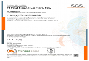 Food Safety System Certification FSSC 22000